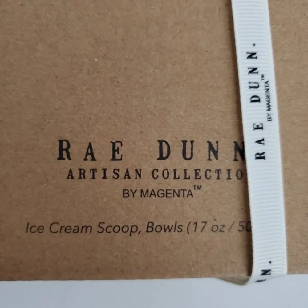 NEW Rae Dunn Ice Cream Ceramic Set
